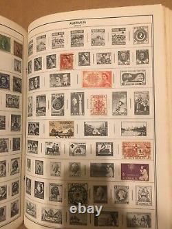 One Hard Cover Binder H E Harris Standard World Stamp Collection Album J-Z