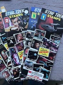 Original Star Trek Stamp Album with stamps