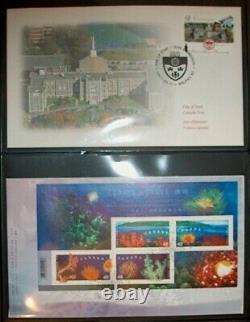 Outstanding Collection Of Canadian First Day Covers In Padded Album. 1997-2002