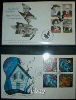 Outstanding Collection Of Canadian First Day Covers In Padded Album. 1997-2002