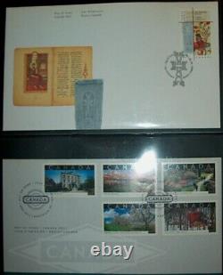 Outstanding Collection Of Canadian First Day Covers In Padded Album. 1997-2002