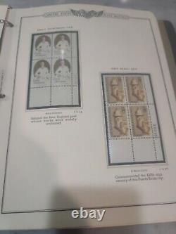 Outstanding United States mint plate block stamp collection 1971 fwd