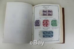 Over $150 Face Value Stamp Collection Album of Plate Blocks- 1930-1974 (V130)