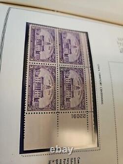 Over 1500 Stamps United States Liberty Plate Block Stamp Album Collection 5E46