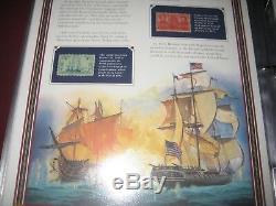 PCS 50 greatest events American US History commemorative stamp album collection
