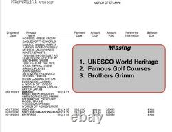 PCS World of Stamps Collection & Album 154/157 Panels $3500+ Retail From PCS
