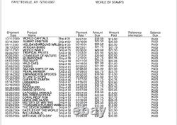 PCS World of Stamps Collection & Album 154/157 Panels $3500+ Retail From PCS