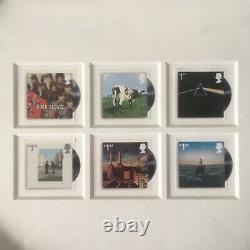 PERFECT VALENTINES GIFT Framed PINK FLOYD albums Stamps Collection Royal Mail