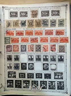 POLAND 1918-1998 Stamp Collection mounted in Homemade Album $800 CV