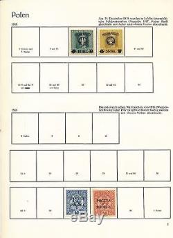 POLAND 1918/2000 Four Album M&U Collection(Appx 2500 Stamps)ALB268