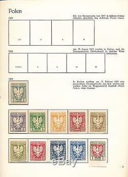 POLAND 1918/2000 Four Album M&U Collection(Appx 2500 Stamps)ALB268