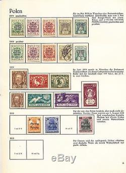 POLAND 1918/2000 Four Album M&U Collection(Appx 2500 Stamps)ALB268