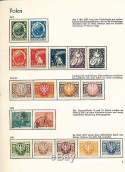 POLAND 1918/2000 Four Album M&U Collection(Appx 2500 Stamps)ALB268