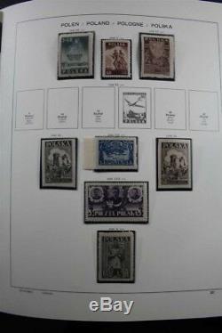 POLAND 1944-2008 MNH Over 460 Pages Schaubek Albums Stamp Collection