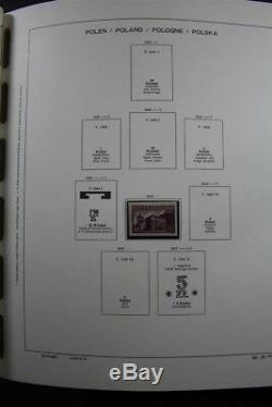 POLAND 1944-2008 MNH Over 460 Pages Schaubek Albums Stamp Collection
