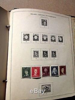 POLAND Stamp Album Collection MINKUS 1919 1969 630 Hinged Mint & Used REDUCED