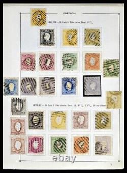 PORTUGAL 1852-1999 Used with Key Items in 2 Albums Stamp Collection