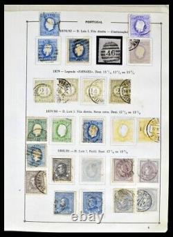 PORTUGAL 1852-1999 Used with Key Items in 2 Albums Stamp Collection