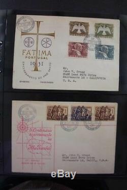PORTUGAL Acores Madeira 1000+ FDC's 1949-2008 Huge 17 Albums Stamp Collection