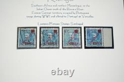 PORTUGAL COLONIES 1880s-1910s COLLECTION 350 STAMPS MINT & USED ON ALBUM PAGES