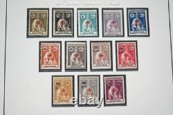 PORTUGAL COLONIES 1880s-1910s COLLECTION 350 STAMPS MINT & USED ON ALBUM PAGES