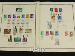 Palestine & Israel Stamp Collection Lot Scott Album Pages Mint, Tabs, Early +