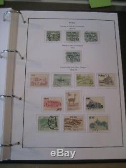 Peru 1862-1969 Collections- 500 in Stamp Album+218 on Pages
