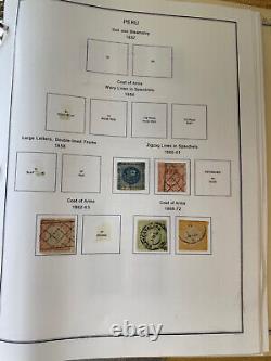 Peru Stamp Collection 1857-1975 Album