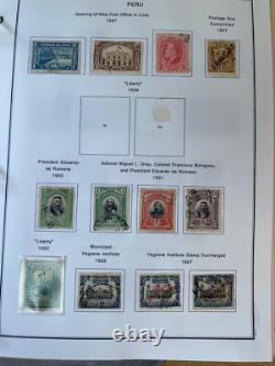 Peru Stamp Collection 1857-1975 Album