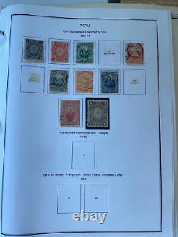 Peru Stamp Collection 1857-1975 Album