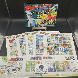 Pokemon Shogakukan Stamp Collection Album Part 5 Johto Ho-oh lugia + Stamps