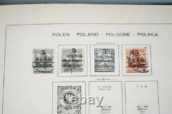 Poland 1918-1964 Collection Of 1,150+ Stamps Mint & Used Schaubek Album