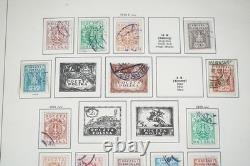 Poland 1918-1964 Collection Of 1,150+ Stamps Mint & Used Schaubek Album