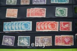 Poland Collection Of 1400+ Stamps Mint And Used In An Album On Stock Pages