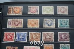 Poland Collection Of 1400+ Stamps Mint And Used In An Album On Stock Pages