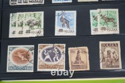 Poland Collection Of 1400+ Stamps Mint And Used In An Album On Stock Pages