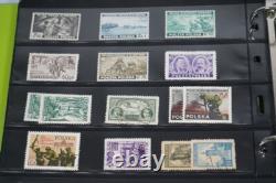 Poland Collection Of 1400+ Stamps Mint And Used In An Album On Stock Pages