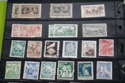 Poland Collection Of 1400+ Stamps Mint And Used In An Album On Stock Pages