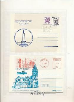 Poland Pope John Paul Religion Covers Cards Stamp Collection in AlbumALB744