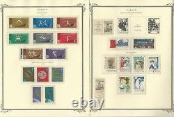 Poland Stamp Collection 1960-1974 in Scott Specialty Album, 100 Pgs & Binder