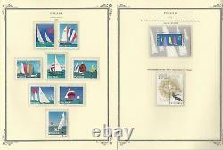 Poland Stamp Collection 1960-1974 in Scott Specialty Album, 100 Pgs & Binder