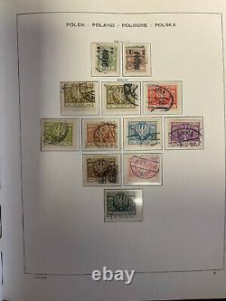 Poland Stamp Collection in Schaubek Hingless Album, 1860-1959, JFZ