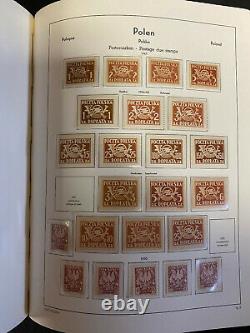 Poland Stamp Collection in Schaubek Hingless Album, 1860-1959, JFZ