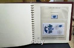 Pope John Paul II Collection Of Stamps In Dual Safe Album 56 Pages