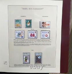 Pope John Paul II Collection Of Stamps In Dual Safe Album 56 Pages