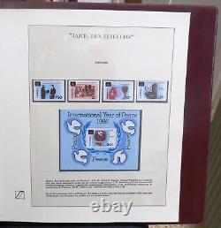 Pope John Paul II Collection Of Stamps In Dual Safe Album 56 Pages