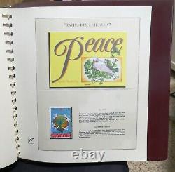 Pope John Paul II Collection Of Stamps In Dual Safe Album 56 Pages