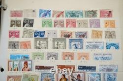 Portugal Colonies Collection Of 850+ Stamps Mint & Used In Album On Stock Pages