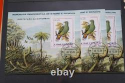 Portugal Colonies Collection Of 850+ Stamps Mint & Used In Album On Stock Pages