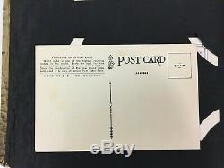 Post Card Collection Album Vintage 190 Cards Places ephemera lot postcard stamps